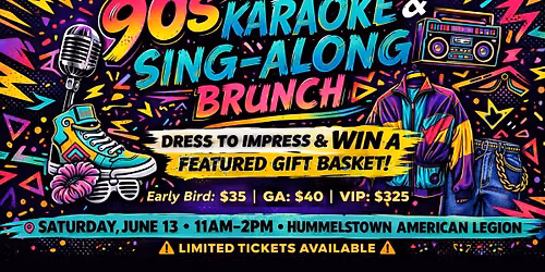 90s Karaoke & Sing-Along Brunch Hosted by DJ AJ