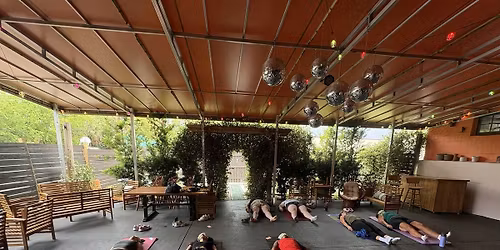 Yoga at Juice Wine Bar