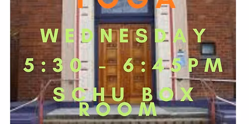 Wednesday 5.30pm CITY YOGA