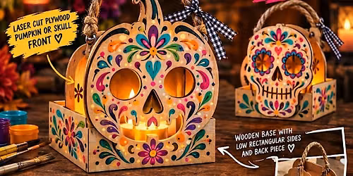 Make, Paint & Sip: Halloween Lantern
