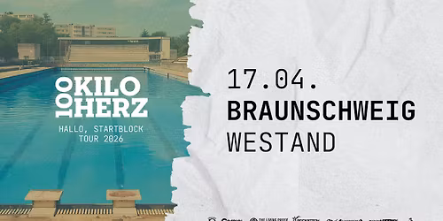 100 Kilo Herz - Hallo, Startblock Tour 2026