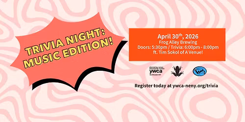 YWCA NENY Trivia Night: Music Edition at Frog Alley Brewing!