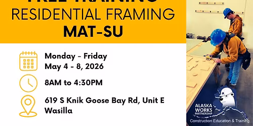 Residential Framing - FREE, Hands-on Introductory Training