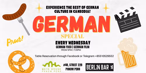 German Night @ Meta: Film, Food & Beers