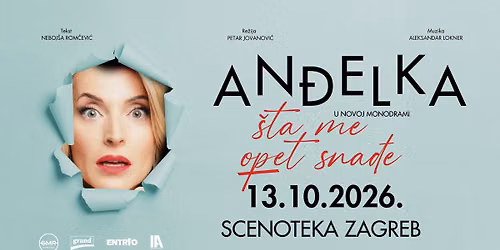 An\u0111elka - "\u0160ta me opet sna\u0111e" u Zagrebu!