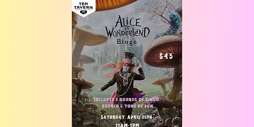 Alice & Wonderland Bingo