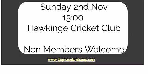 Thomas Abrahams at Hawkinge Cricket Club