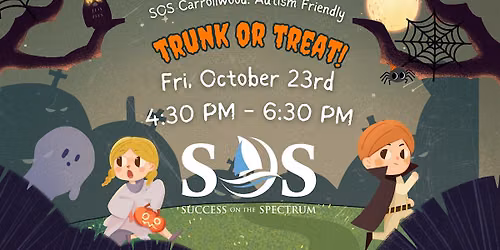 FREE Autism Friendly Trunk or Treat!