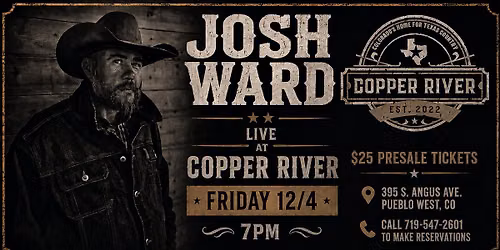 Josh Ward LIVE at Copper River - Full Band