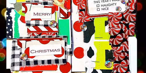 Deconstructed Books-Junk Journal Workshop: HOLIDAY EDITION