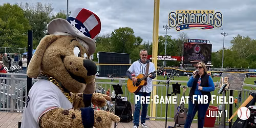 Megan and Dave  - Pre-Game at the Harrisburg Senators!