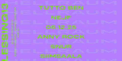 HELLRAUM by Lessing 13 @Manegg