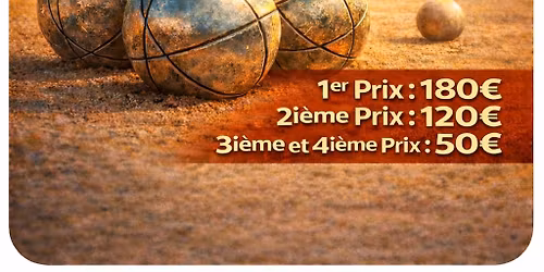 Concours de p\u00e9tanque