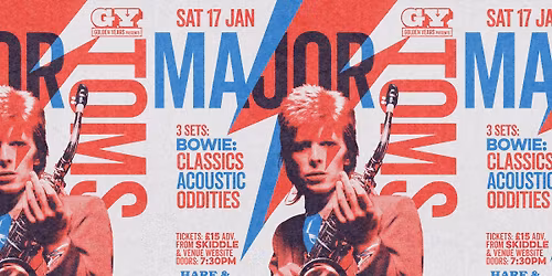 Major Toms - Performing 3 Bowie Sets