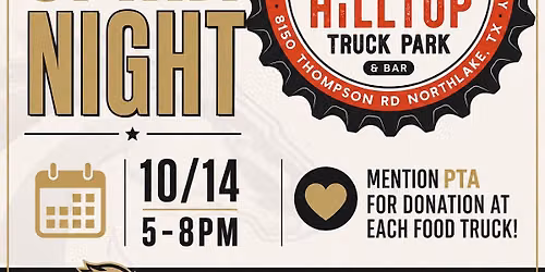 Hilltop Truck Park Spirit Night