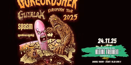 GUTALAX + Spasm + Guineapig \/\/Neue Location: KLEINE FREIHEIT\/\/ OS