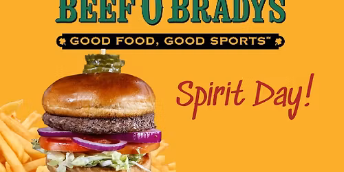 Spirit Day: Beef 'O' Bradys
