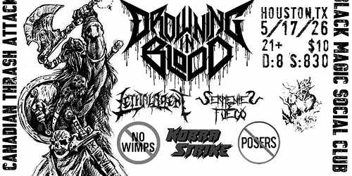 Drowning in Blood's Canadian Thrash Attack!! 