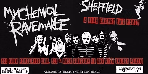 MY CHEMICAL RAVEMANCE: A HIGH ENERGY EMO PARTY \/\/ SHEFFIELD