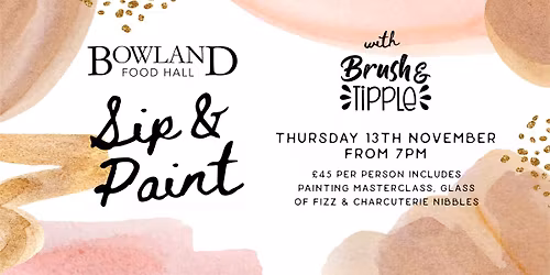 Sip & Paint in the Food Hall