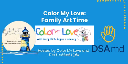 Color My Love Art Activity at The Luckiest Light