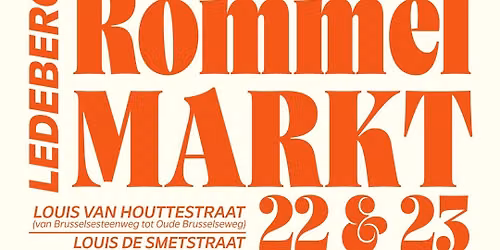 Rommelmarkt Ledeberg - Louis Van Houttestraat\/Louis De Smetstraat