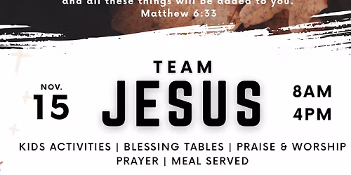 Team Jesus ThanksGIVING Outreach