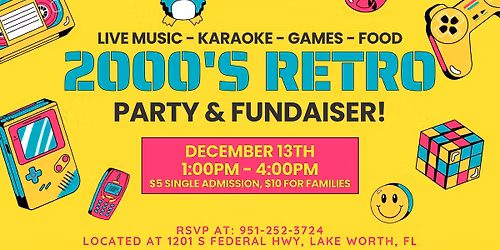 Derrick's 2000's Retro Party & Fundraiser for CG