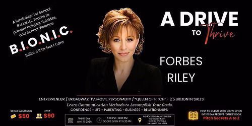 Forbes Riley and B.I.O.N.I.C. Team Fundraiser