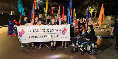 March with Fellow Christians at Perth Pride Parade 2025