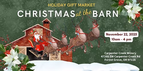 Christmas at the Barn Holiday Gift Market 2025