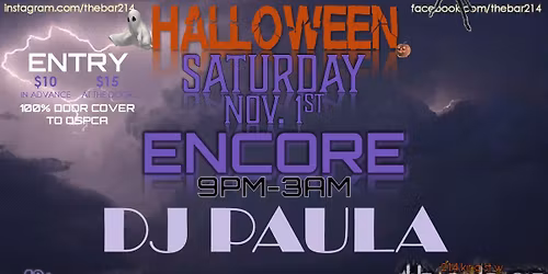 Saturday night Halloween Party at The Bar!