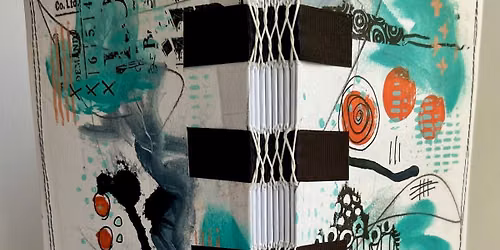 French Link Stitch Book Binding & Mixed Media Covers with Victoria Findley