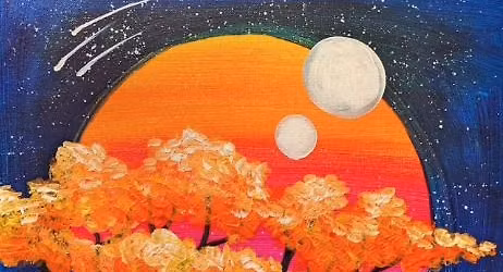 Paint and Sip Event: Celestial Moonrise