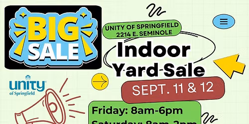 Fall Indoor Yard Sale