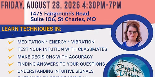 Psychic Intuition Class & Sturgeon Full Moon Activation