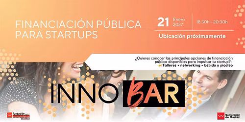 Innobar: Financiaci\u00f3n p\u00fablica para startups