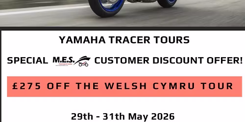 Yamaha\u2019s Welsh Cymru Tracer Tour