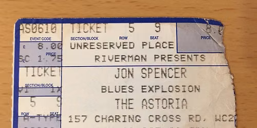 Jon Spencer London Tickets
