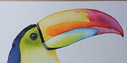 Watercolor Toucan