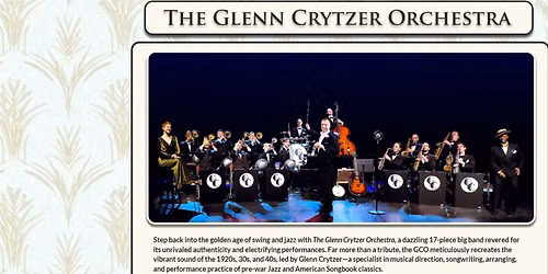 The Glenn Crytzer Orchestra at Birdland Jazz Club