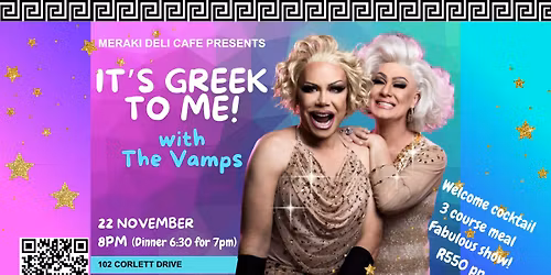 The Vamps Drag Show & 3 course meal