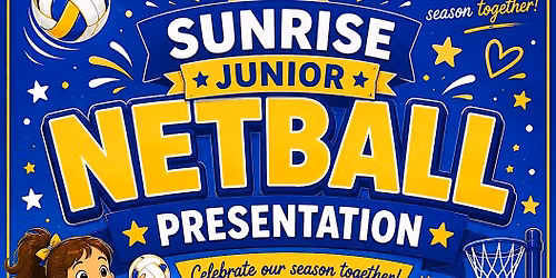 Sunrise Junior Netball Presentation night