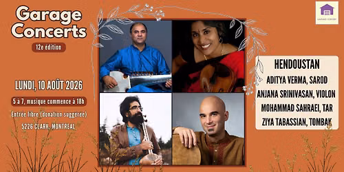 Hendoustan : Aditya Verma, Anjana Srinivasan, Mohammad Sahraei, Ziya Tabassian