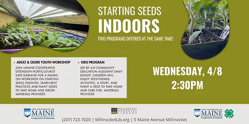 Garden Program - Starting Seeds Indoors