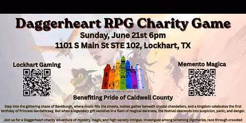 Daggerheart RPG Charity Game