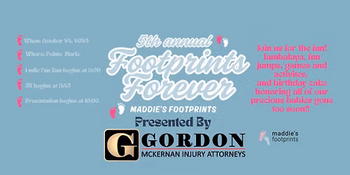 5th Annual Footprints Forever race
