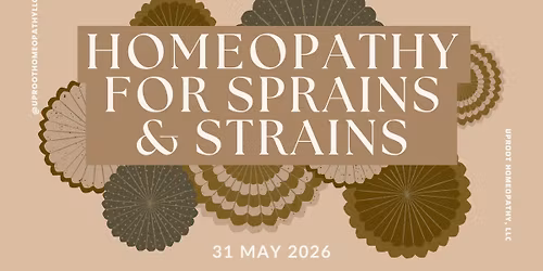 Homeopathy for Sprains & Strains