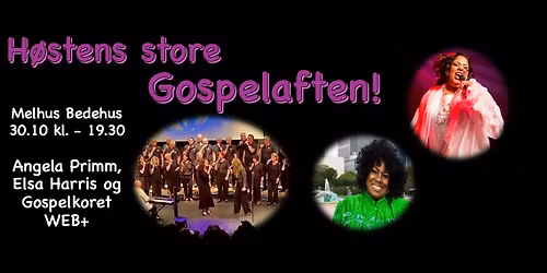Gospelkveld med Angela Primm, Elsa Harris og Web+