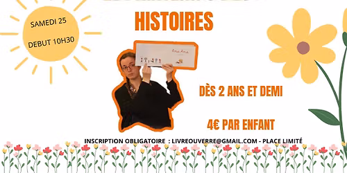 Le printemps des histoires - spectacle pour enfants